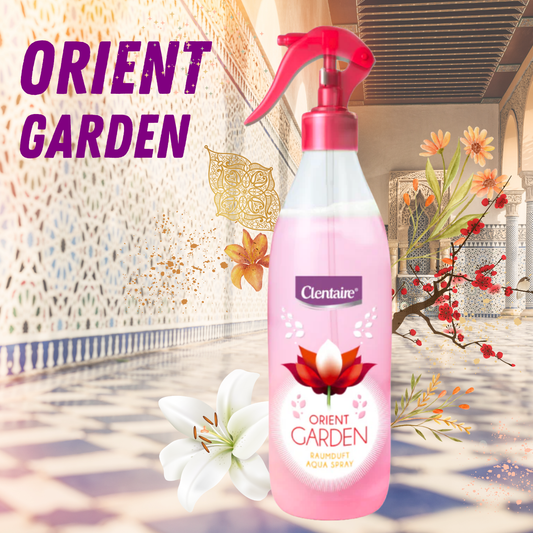 CLENTAIRE Lufterfrischer & Textilerfrischer Orient Garden 1 x 425ml