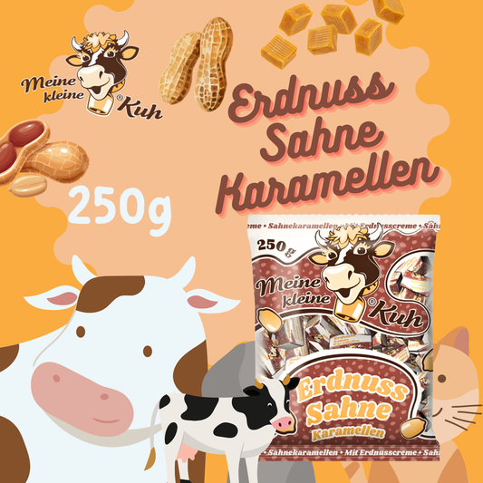 MEINE KLEINE KUH Erdnuss Sahnekaramellen 20 x 250g Sahne Bonbon