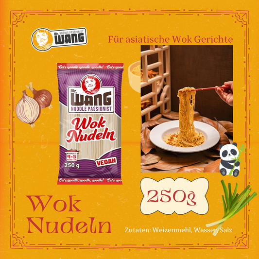 MR Wang Wok Nudeln 12 x 250g Vegan