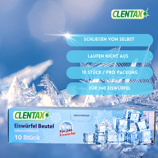 CLENTAX Eiswürfelbeutel 30 x 10 Stk