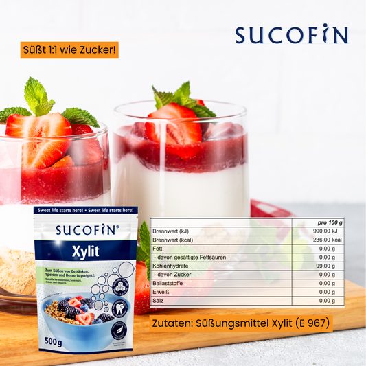 SUCOFIN Xylit 10 x 500g