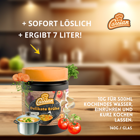 CASSIAN Klare Delikatess Brühe 20 x 140g