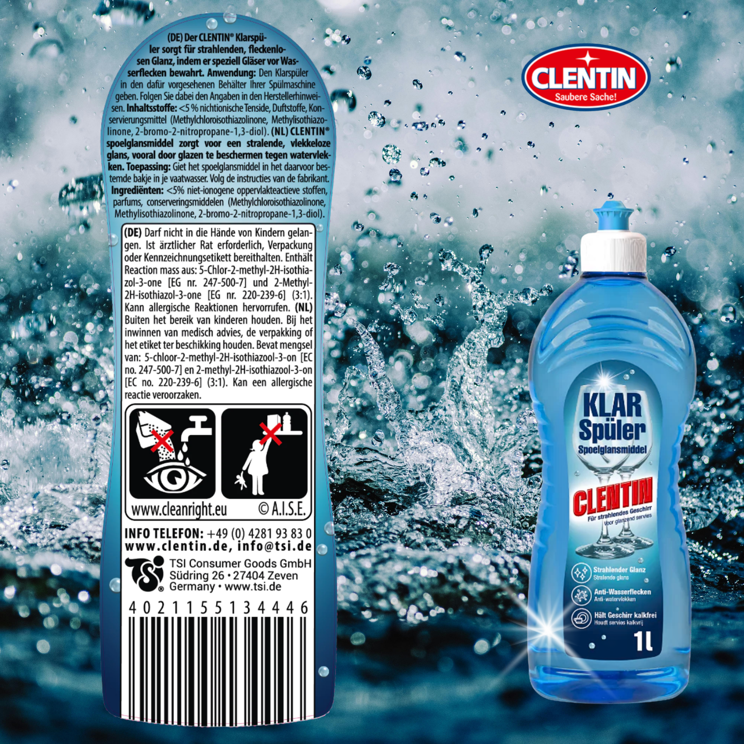 CLENTIN Klarspüler 1000ml
