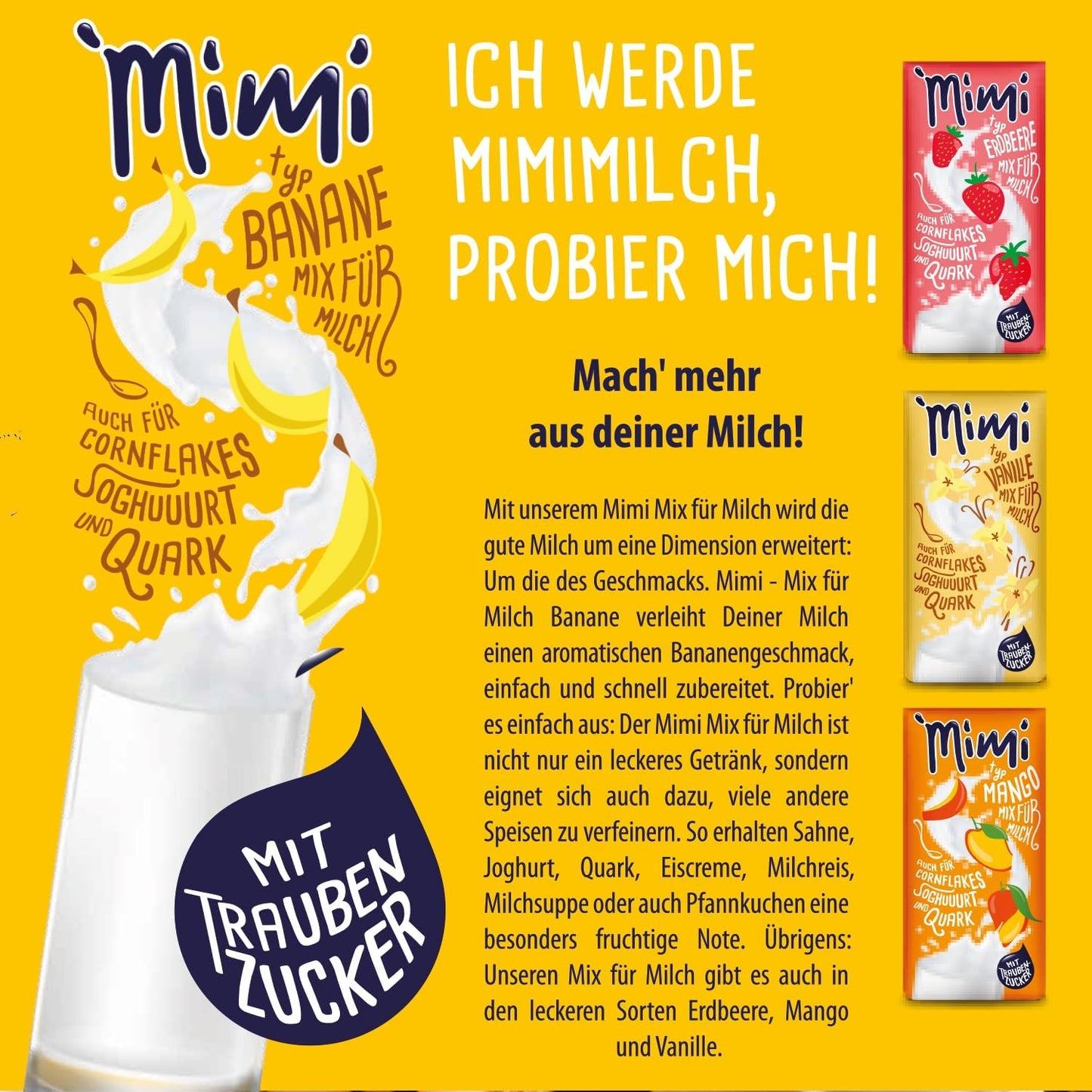 MIMI Milchmix Banane 400g