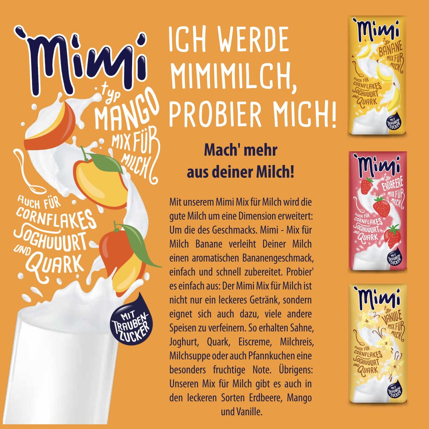 MIMI Milchmix Mango 12 x 400g
