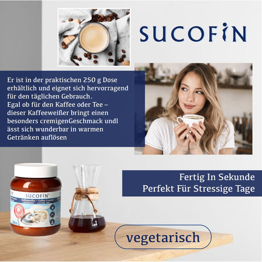 SUCOFIN Kaffeeweißer Laktosefrei 12 x 250G