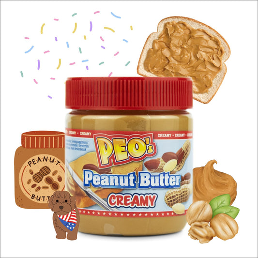 PEO's Peanut Butter 12 x 350g Erdnussbutter Creamy