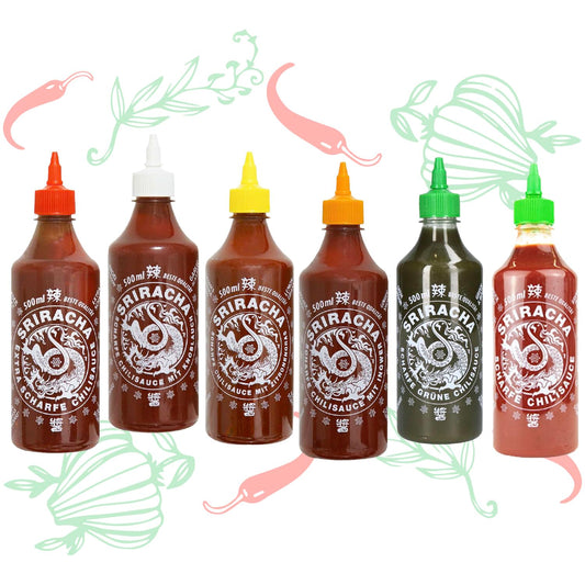 A-ONE Sriracha Chilisoße 500ml 6er MIXED