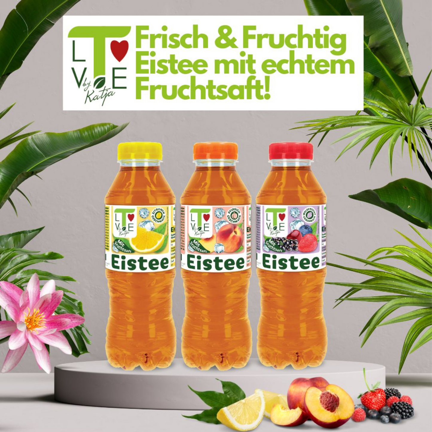 TLOVE Eistee Pfirsich 12 x 500ml
