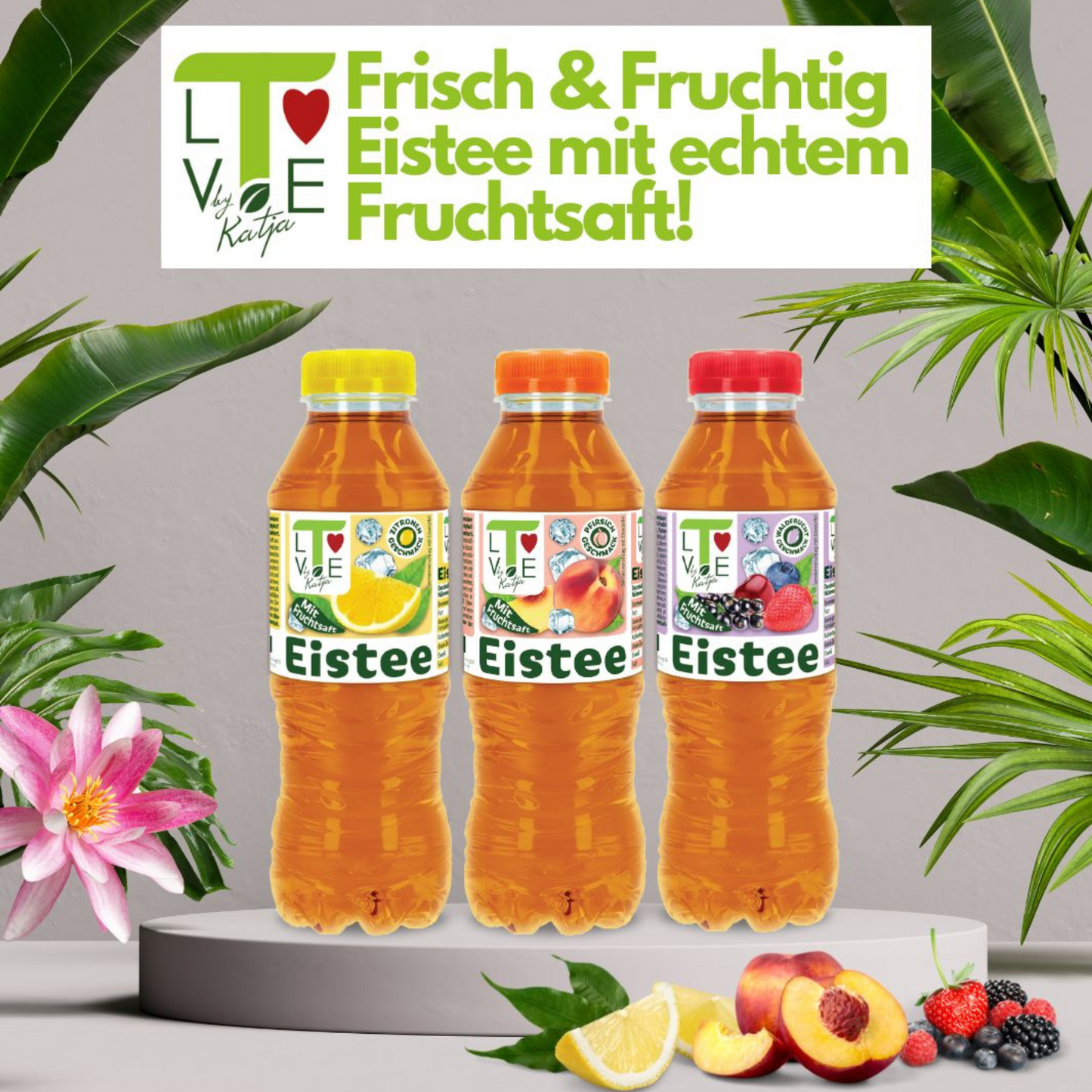 TLOVE Eistee Waldfrucht 12 x 500ml