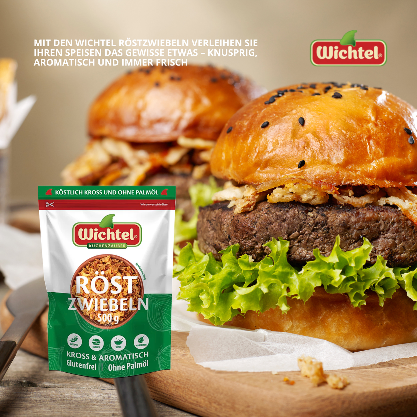 WICHTEL Röstzwiebeln 500g