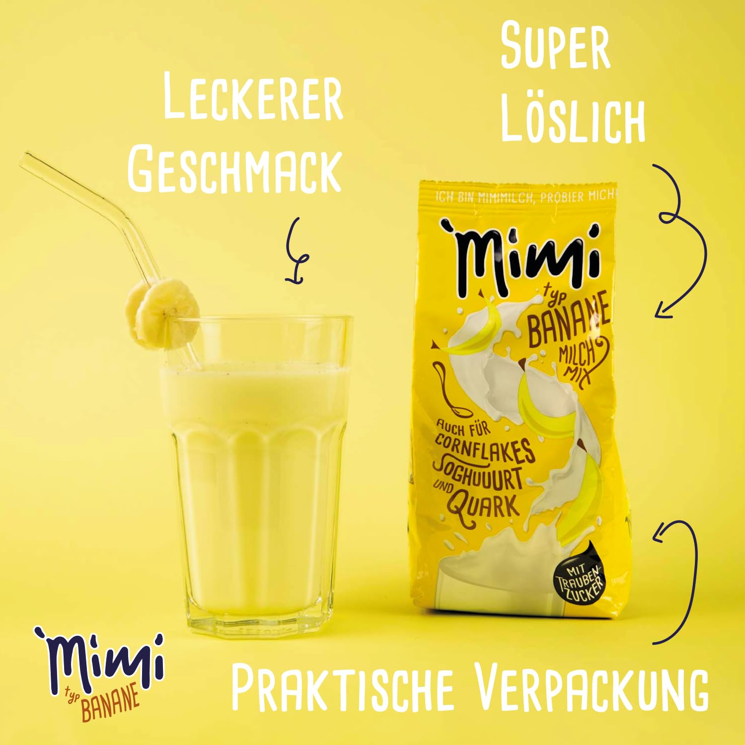 MIMI Milchmix mit Bananengeschmack