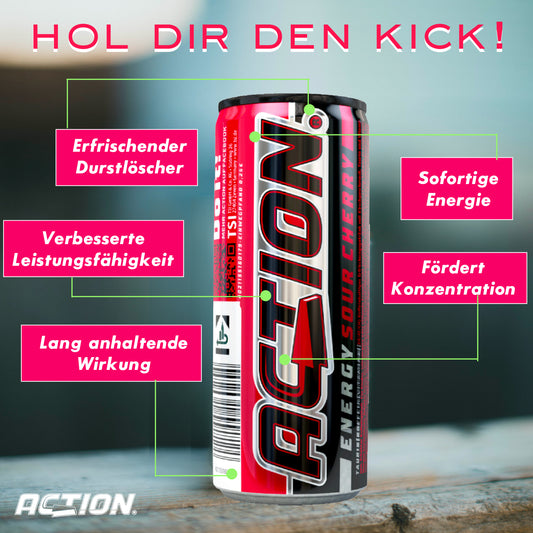 ACTION Sour Cherry - 24 x 250ml
