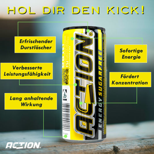 ACTION Sugarfree - 24 x 250ml
