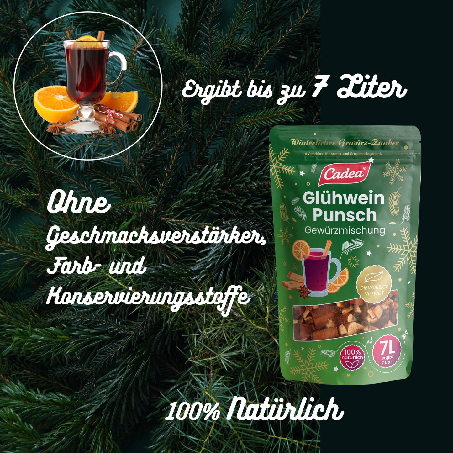 CADEA Glühweingewürz ganz 100g BT