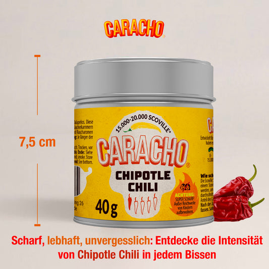 Caracho Chipotle Chiliflocken 40g