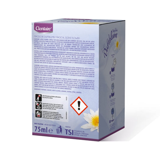 CLENTAIRE Raumduft 15 x 75ml Magische Duftblume Lotus Flower