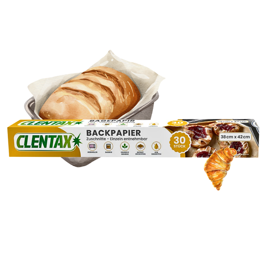 CLENTAX Backpapier Zuschnitte 24 x 30 St