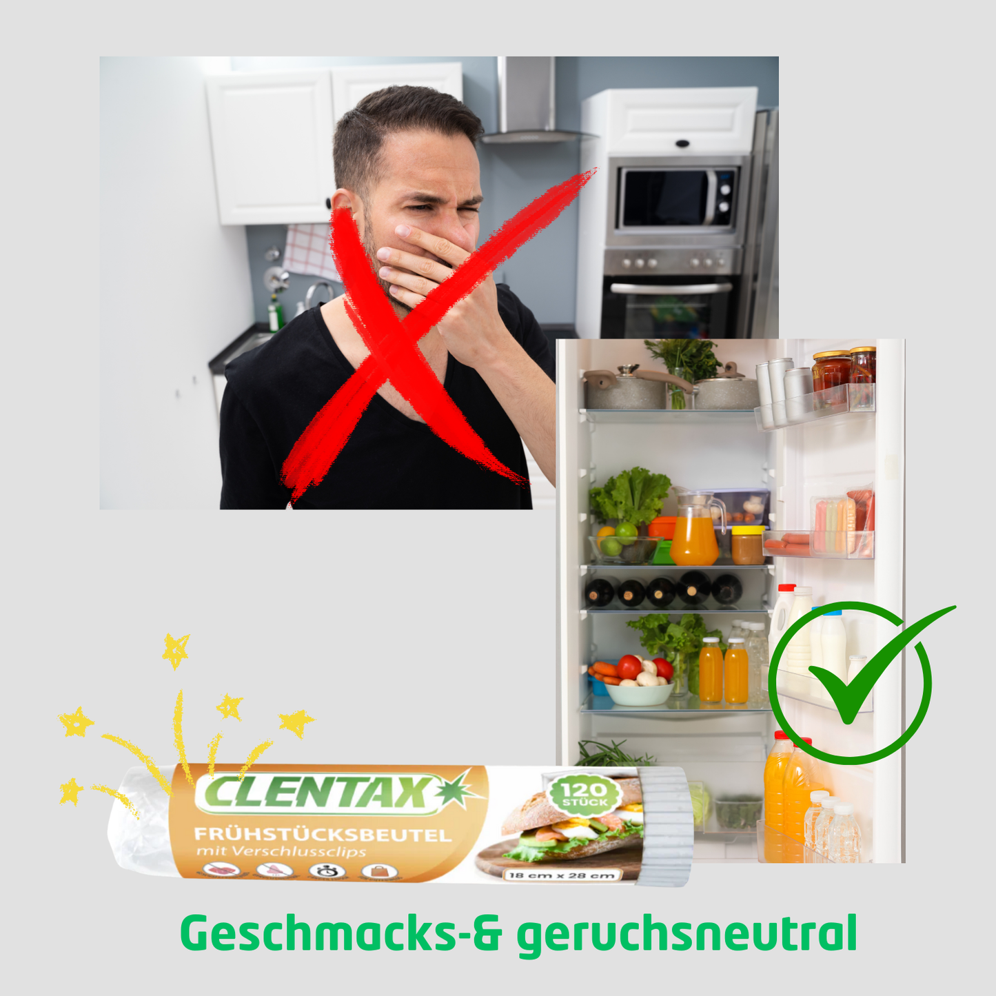 CLENTAX Frühstücksbeutel 48 x 120 Beutel