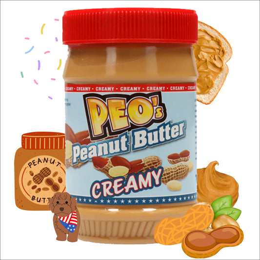 PEO's Peanut Butter 12 x 510g Erdnussbutter Creamy