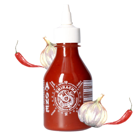 A-ONE Sriracha Sauce Garlic 12 x 200ml