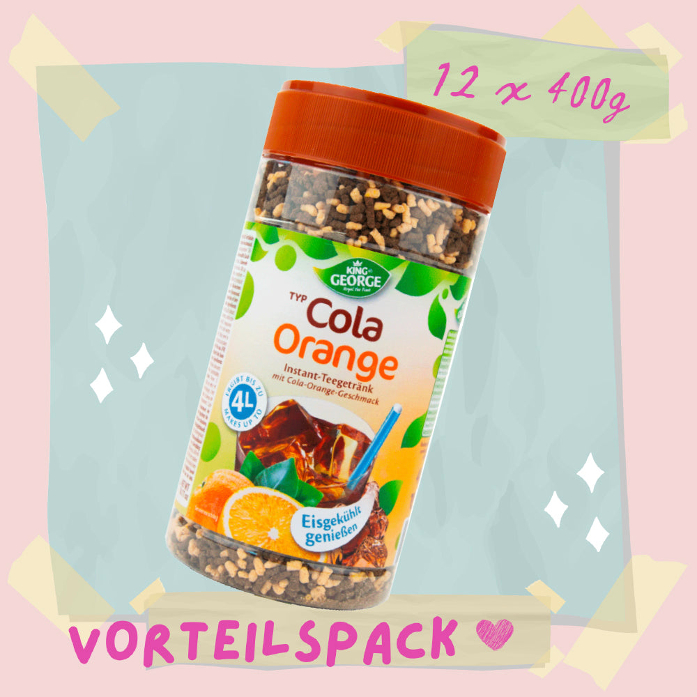 KING GEORGE Cola Orange 12 x 400g