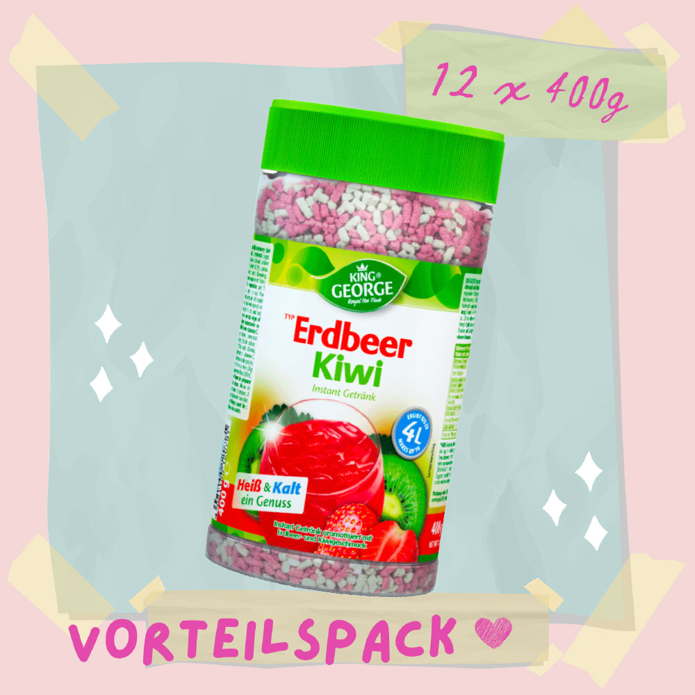 KING GEORGE Erdbeer Kiwi 12 x 400g