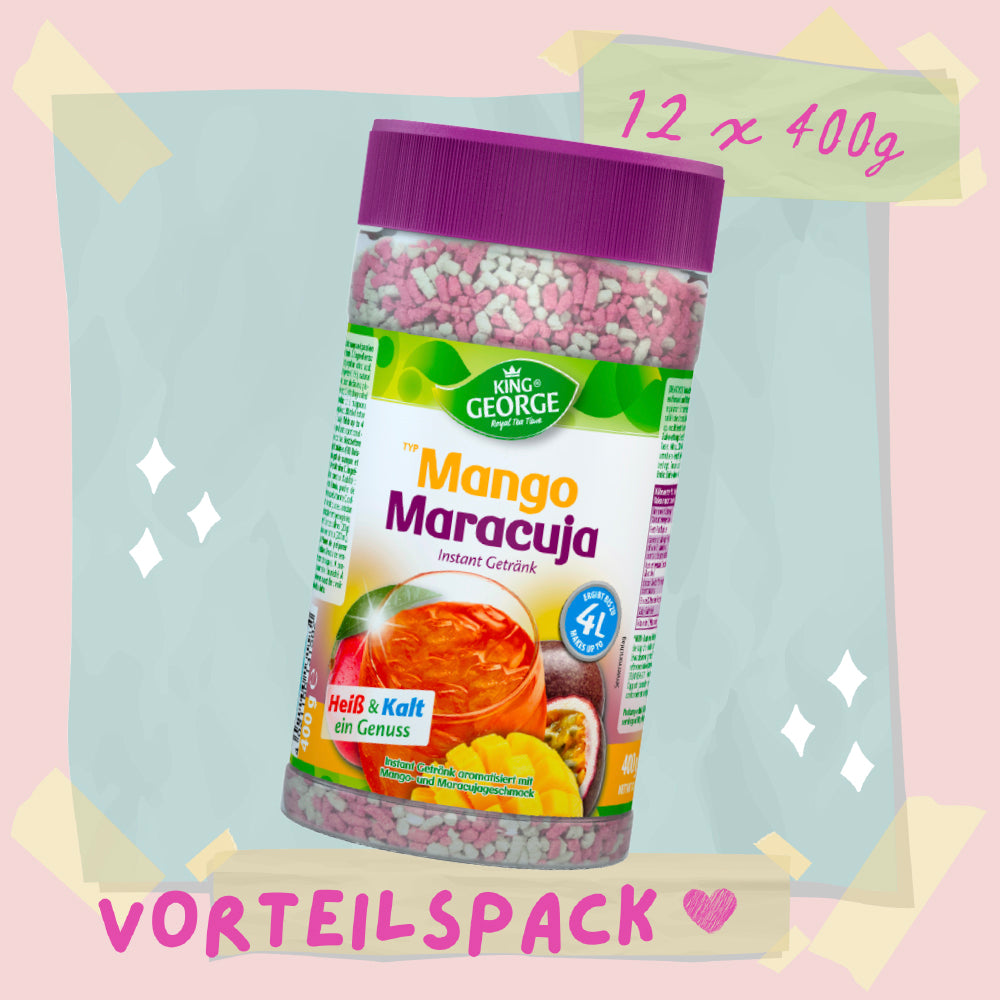 KING GEORGE Mango Maracuja 12 x 400g