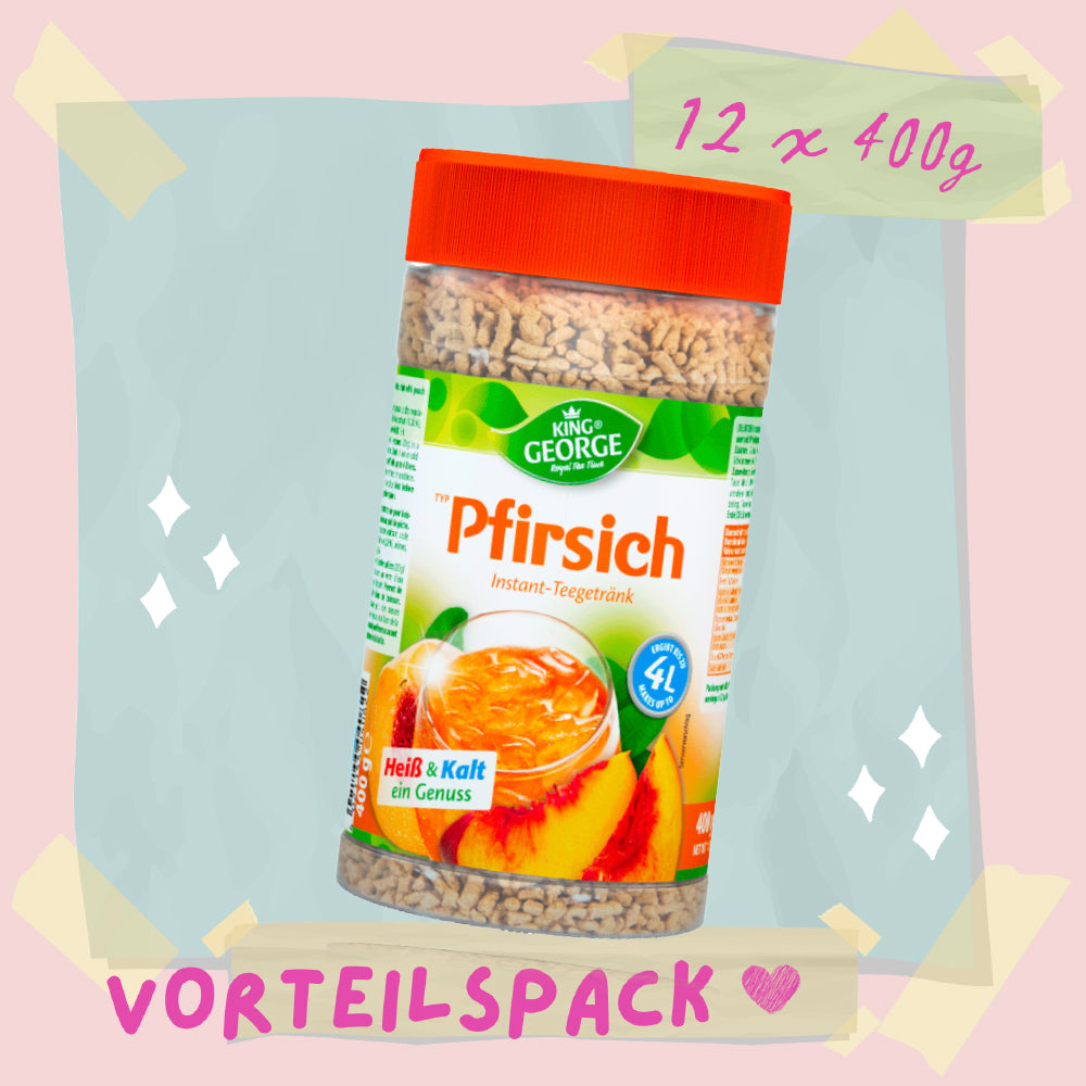 KING GEORGE Pfirsich 12 x 400g