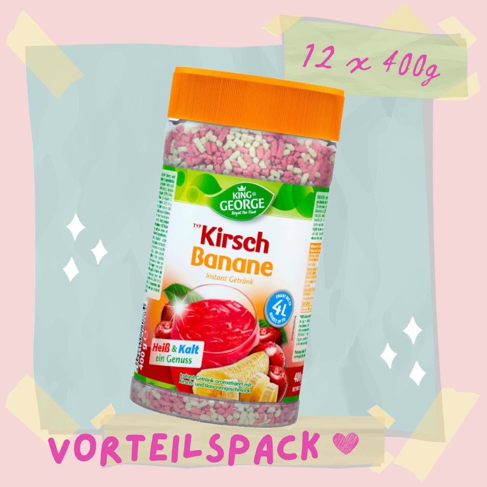 KING GEORGE Kirsch Banane 12 x 400g