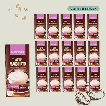 MASSIMO Alle Sorte - Vorteilspack MASSIMO Latte Macchiato 16 x 125g