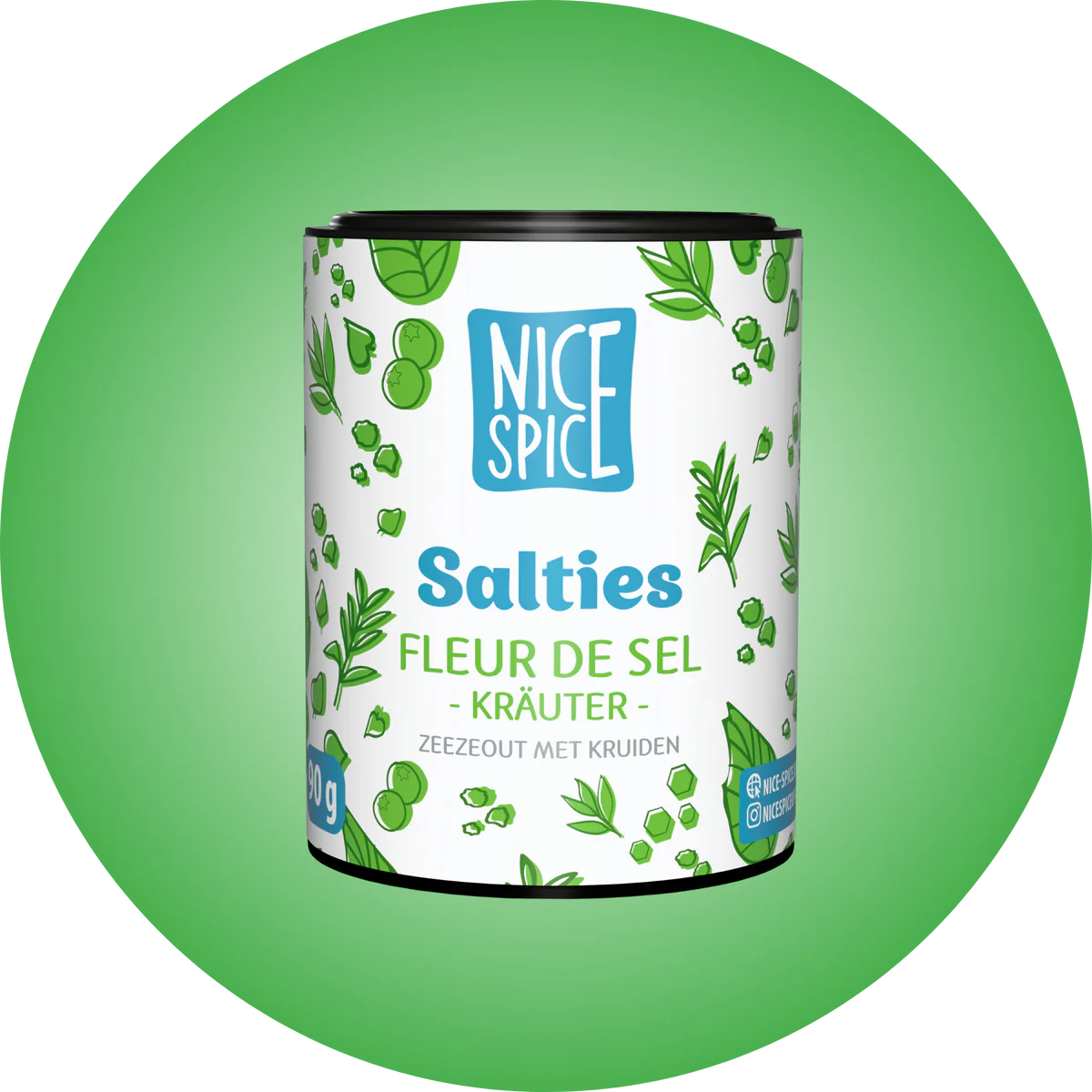 NICE SPICE Salties Fleur de Sel mit Kräutern 15 x 90g