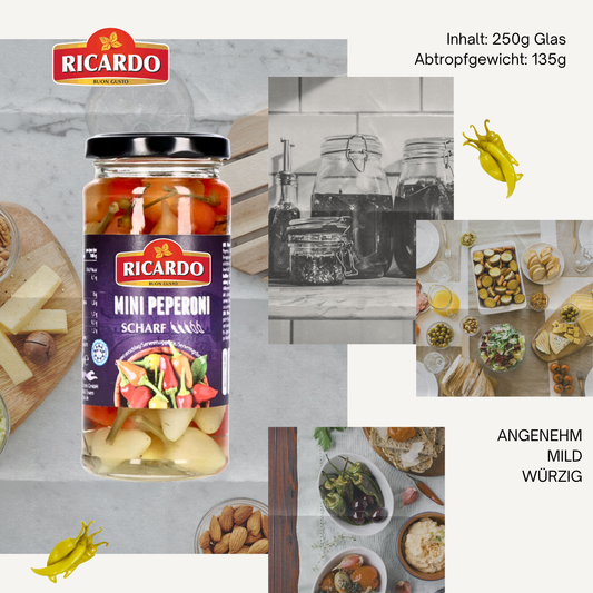 RICARDO Mini Peperoni 12 x 250g