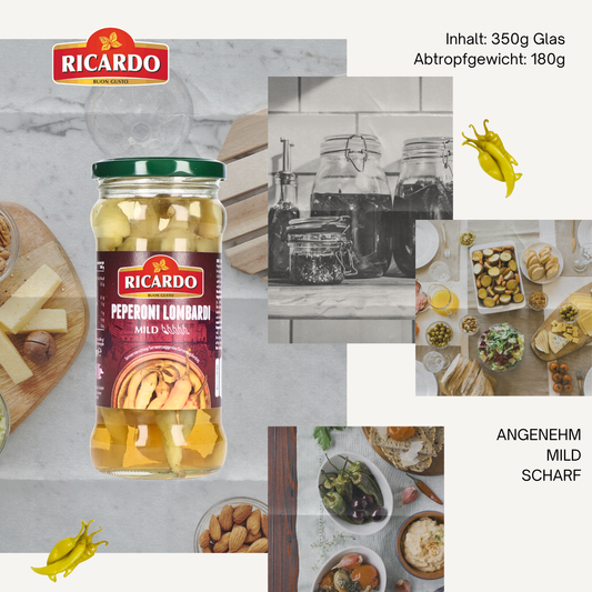RICARDO Peperoni Lombardi 350g