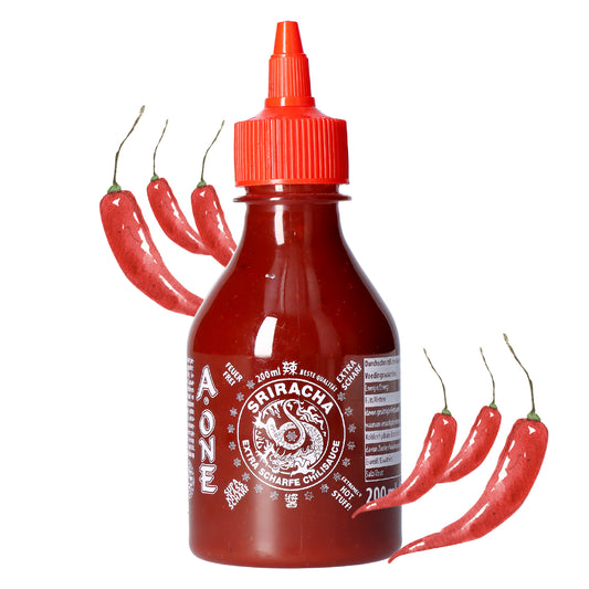 A-ONE Sriracha Sauce Super Hot 12 x 200ml