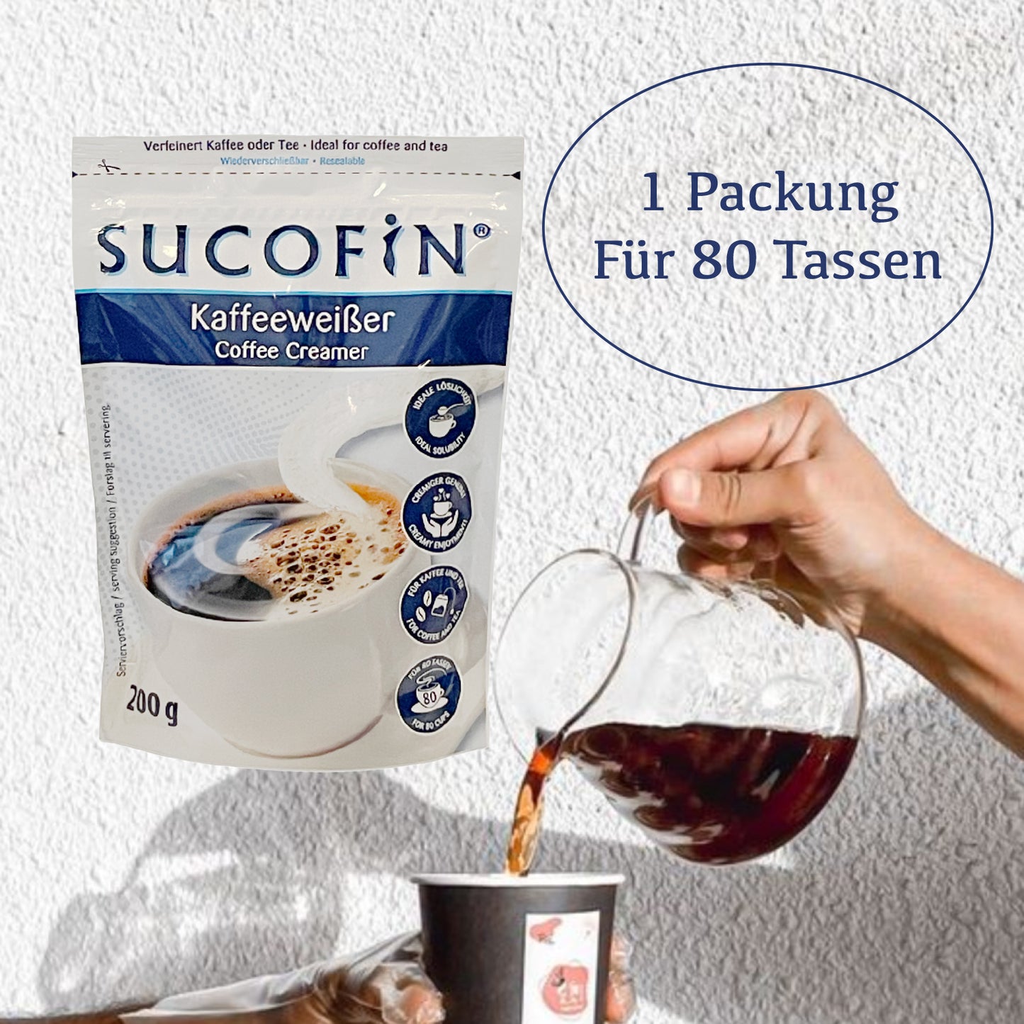 SUCOFIN Kaffeeweißer 200g