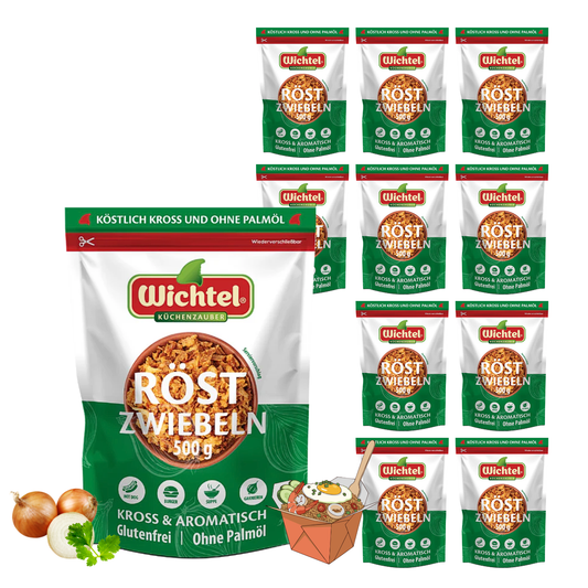 WICHTEL Röstzwiebeln 12 x 500g