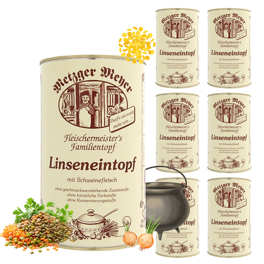Metzger Meyer Linseneintopf mit Schweinefleisch 6 x 1,2L