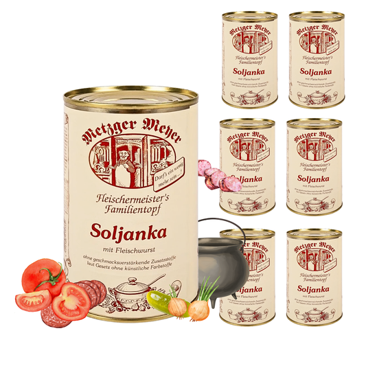 Metzger Meyer Soljanka mit Fleischwurst 6 x 1,2L