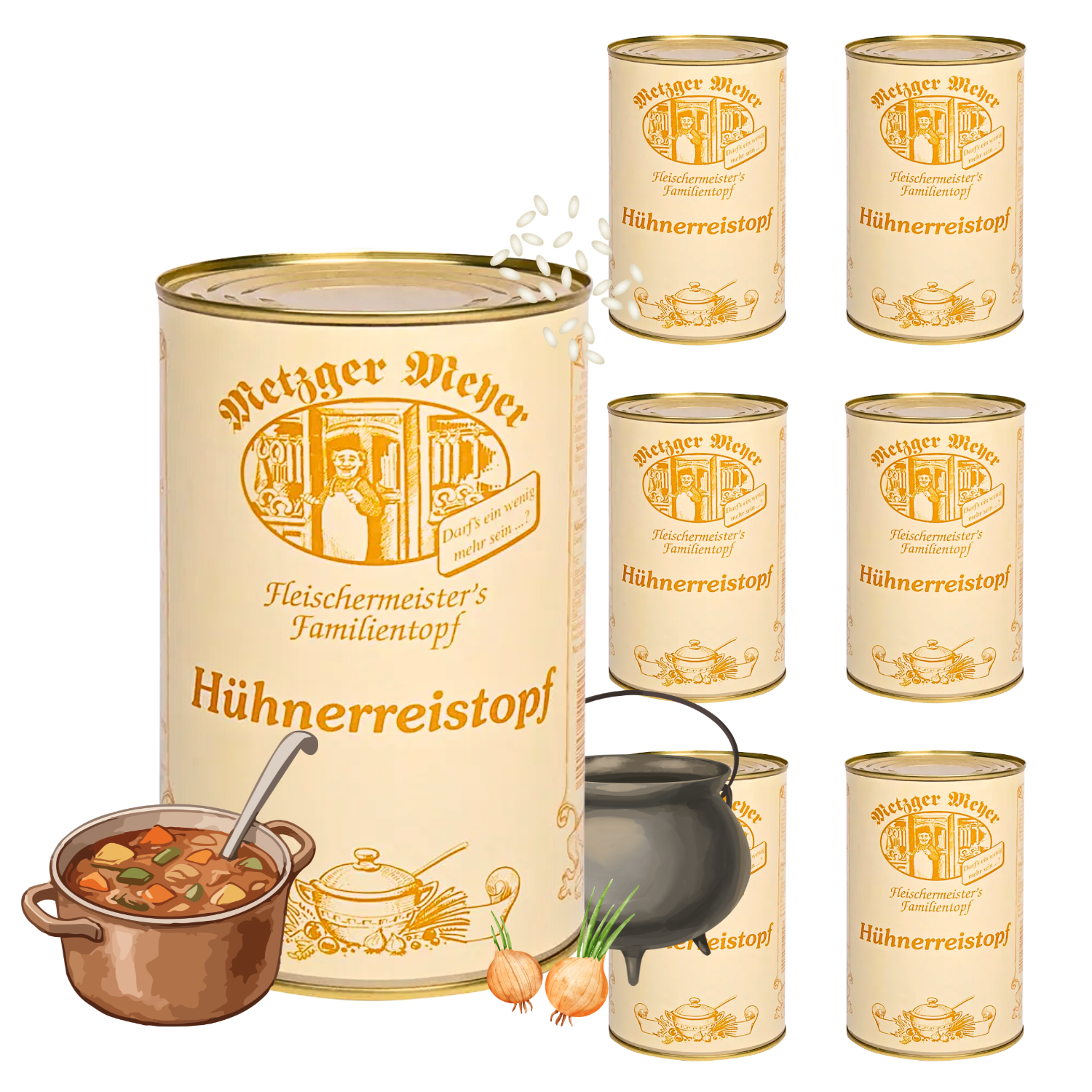 Metzger Meyer Hühnerreistopf 6 x 1,2L