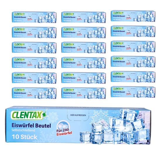 CLENTAX Eiswürfelbeutel 30 x 10 Stk