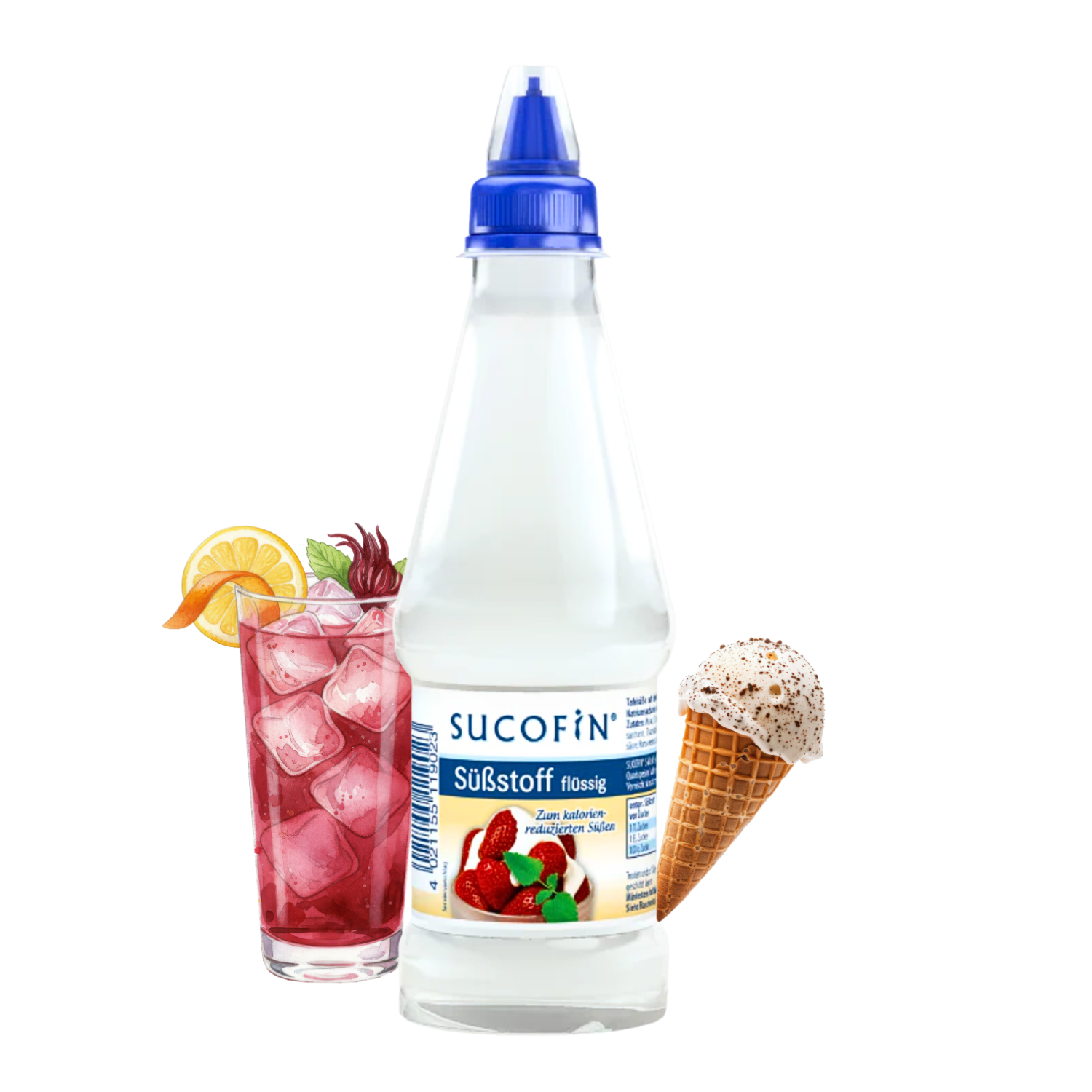 SUCOFIN Flüssigsüße mit Messbecher 300ml