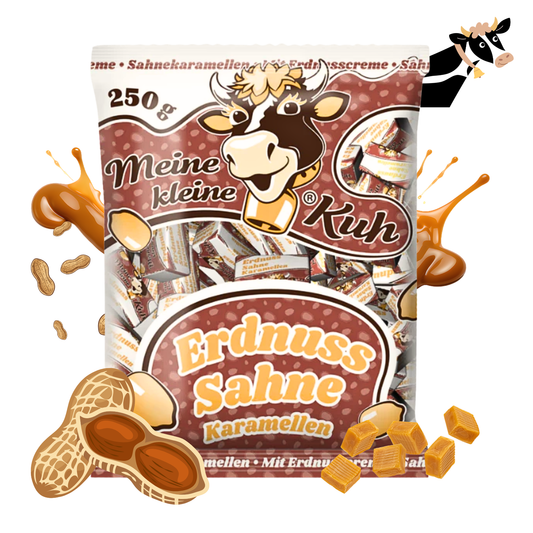 MEINE KLEINE KUH Erdnuss Sahnekaramellen 20 x 250g Sahne Bonbon