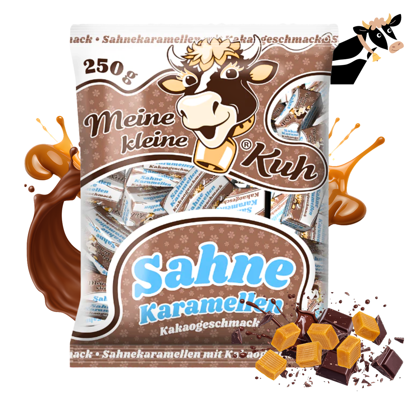 MEINE KLEINE KUH Sahnekaramellen mit Kakaogeschmack 20 x 250g Sahne Bonbon