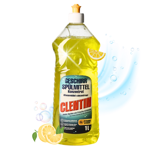 CLENTIN Spülmittel Zitrone 12 x 1000ml