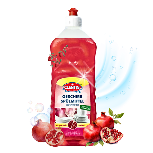 CLENTIN Spülmittel Granatapfel 12 x 500ml