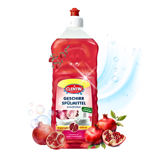 CLENTIN Spülmittel Granatapfel 12 x 1000ml