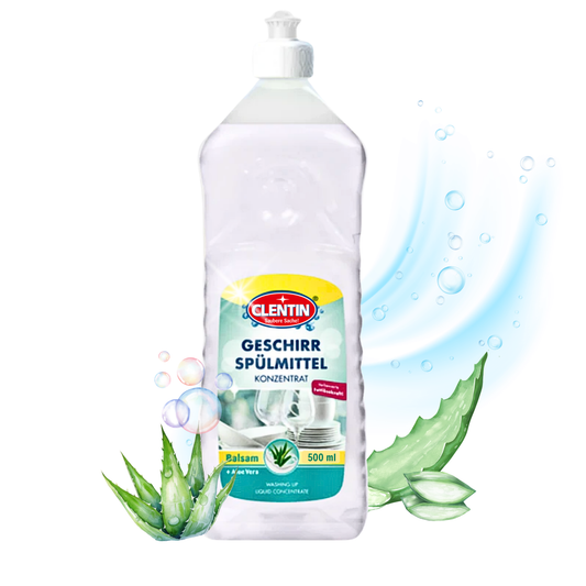 CLENTIN Spülmittel Balsam Aloe Vera 12 x 500ml