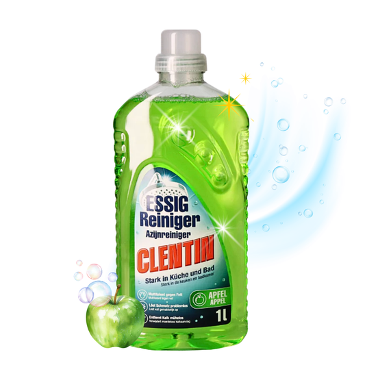 CLENTIN Essigreiniger Apfel 12 x 1L