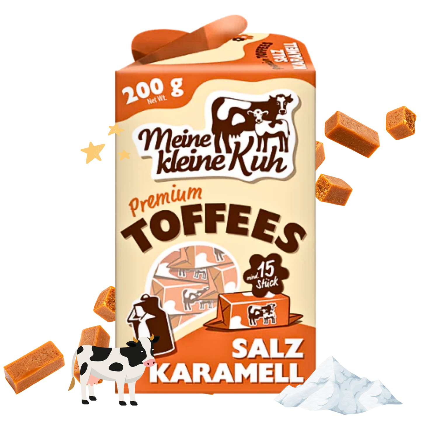 MEINE KLEINE KUH Premium Fudges Salzkaramell 200g